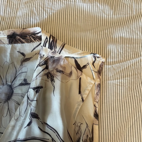 Vintage pure silk wrap around dress - Picture 3 of 3